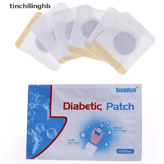 [tinchilinghb] 6Pcs/1Bags Diabetic Patch Stabilizes Blood Sugar Balance Glucose Plaster [HOT]