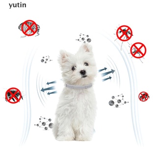 yutin Retractable Deworming Dog Cat Collar Anti Flea and Ticks Prevention Mosquitoes .