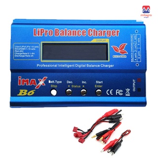 imax b6 pantalla lcd digital rc lipo nimh batería balance cargador multifunción