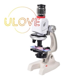 1200X Estudiante Monocular Microscopio Biológico Conjunto Para Niños Laboratorio Infantil (1)