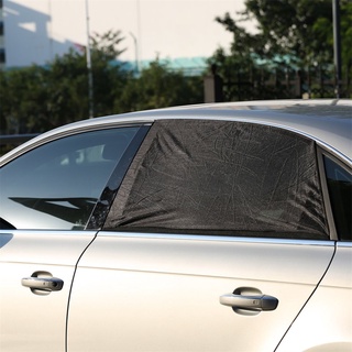 2 piezas ajustables para ventana de coche, protección UV, protección UV, cubierta de malla