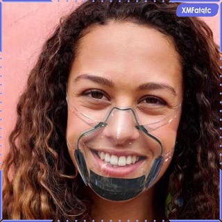 máscara facial duradera protección combine pc transparente reutilizable (7)