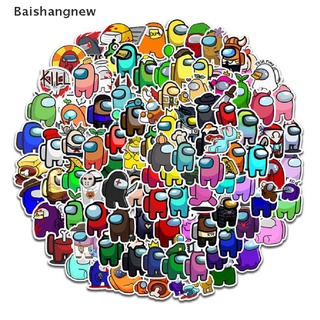 Bsn 100pzas stickers Among Para patineta/refrigerador/Guitarra/Laptop/viaje (Baishangnew)
