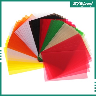 50pcs 15x10cm Colorful Translucent Tracing Paper for Stamp