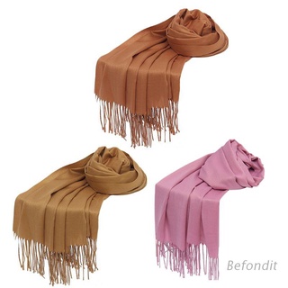 bef bufandas de invierno para las mujeres chales caliente envolturas señora pashmina pura manta cachemira bufanda cuello diadema hiyabs