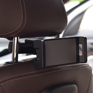 Yunl Car Headrest Tablet Mount Holder Compatible with Smartphones Tablets Headrest Posts Width Adjustable 4in-13in(Black)