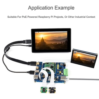 sed Mini USB HUB IO Base Expansion Board (B) for RPI Raspberry Pi CM4 Compute Module Core Board with 40 Pin GPIO Interface (4)