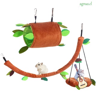 AGNUS Small Animals Parrot Hammock Hedgehog Pet Swing Hamster Bed Playing Sleeping Squirrel Warm Soft Chinchilla Cage Rope
