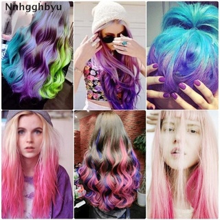 [Nnhgghbyu] 10 Colors Disposable Temporary Dye Stick Hair Dye Comb Hair Dye Hair Dye Brush Hot Sale