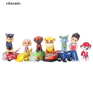 ritsrain 12 piezas de moda nickelodeon paw patrol mini figuras de juguete playset cake toppers cl (4)