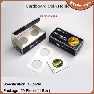 set de 50 - soporte coleccionable de monedas para coleccionista de 17,5 mm-40 mm (2)
