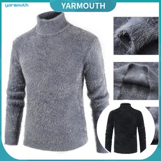 yarmouth Fluffy Winter Sweater All Match Fall Sweater Leisure for Daily Wear