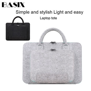 Laptop Bag Handbag 11 13 14 15 Inch Super Light Solid Wool Felt Laptop Sleeve Case for MacBook Lenovo Dell HP Asus Computer Bag