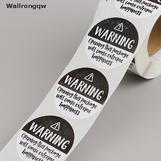wqw> 500pcs blanco y negro adorable advertencia sricker etiquetas de felicidad extrema etiquetas bien