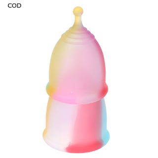 [COD] Menstrual Cup with Ring Medical Grade Soft Silicone Feminine Hygiene Reusabl HOT