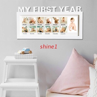 shine1 creative diy 0-12 meses bebé colgante de pared imágenes soporte de exhibición souvenirs regalo