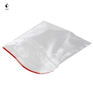 100 piezas transparentes en plastique fermeture bag pochon pression 5x7cm ready stock