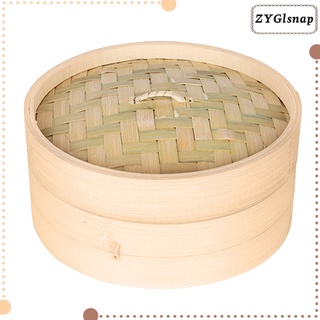 6\\\" cocina de bambú vaporizador cesta cocina para cocinar arroz bola de masa bocadillos (2)