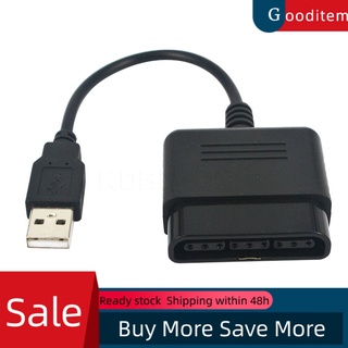 Gooditem Cable convertidor USB para controlador de juegos PS2 a PS3 PC videojuego