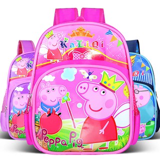 peppa pig - bolsa escolar para niños