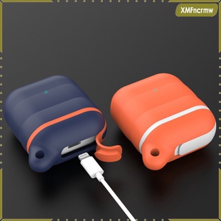 para apple airpods case 2 protect silicona cubierta piel auriculares cargador carcasa