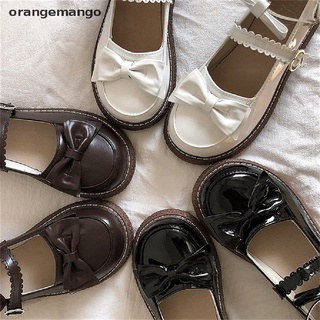 Orangemango Mary Jane Zapatos De Estilo Japonés Lolita Pajarita Mujeres Vintage Suave Niñas Plataforma Estudiante Universitario Cosplay Disfraz 2021 CL