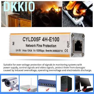 Dkkio RJ45 RJ11 adaptador Ethernet red Surge Protector trueno iluminación detenido protección 5V