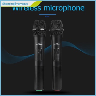 (ShoppingEverydays) Micrófono inalámbrico inteligente con receptor para Karaoke altavoz de voz