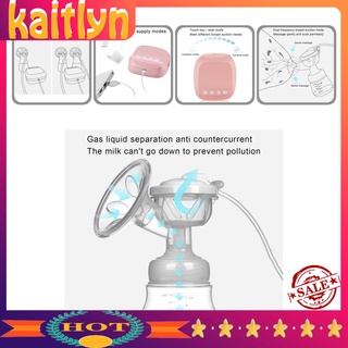 Kaitlyn PC Breastfeeding Milk Pump Convenient Double-sided Breast Feeding Pump Massage for Nursing