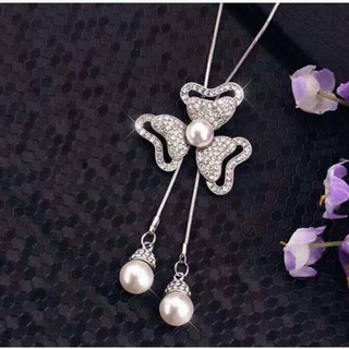 collar largo de lujo con perlas de cristal para mujer joyería de boda regalos (8)
