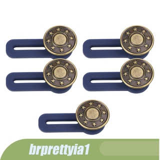 Brpr1 5 pzs botón Expansor Extensor De Cintura con hebillas De Metal Para 4 Estilos