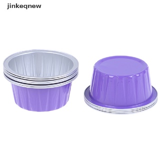 jncl 4/10pcs cera depilación frijoles púrpura en forma de corazón papel de aluminio derretimiento tazón jnn