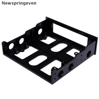 【NSE】 Black 3.5" to 5.25" drive bay computer pc case adapter mounting bracket 【Newspringeven】