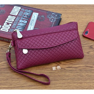 las mujeres de la cartera de la moda señora embrague pequeño bolso de teléfono móvil bolsa simple bolso (6)