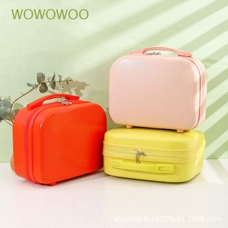 WOWOWOO Women Mini Suitcase High Quality Luggage Travel Bags Make Up Carry On Men 14 Inches Short Trip Women Suitcases