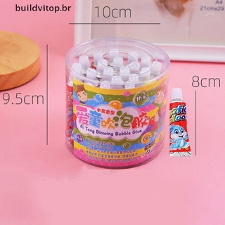 (butophot) 24 unids/caja mágica burbuja pegamento juguete soplando colorido burbuja bola espacio globo juguete [buildvitop] (3)