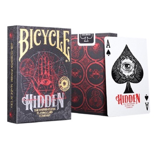 Bicicleta oculta cartas de juego Deck Secret society símbolos Poker USPCC Magic Card juegos trucos mágicos accesorios para mago