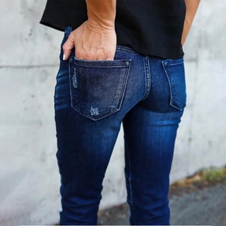 Pantalones ajustados para mujer/plisada/justable/ Elástica/con flecos (4)