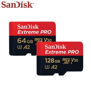 Sandisk-memory card sandisk Extreme pro, micro sd, hasta 170 mb/s, 128 gb, 64 gb, a2, v30, u3, tarjeta tf, 32 gb, a1, con adaptador sd (1)