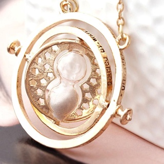 【READY STOCK】Harry Potter Rotating Time-Turner Hourglass Pendant & Necklace Gift (7)