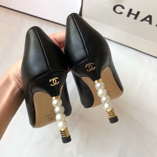 ! Chanel! Cómodo el nuevo ocio zapatos de tacón alto de las mujeres con caja (7)