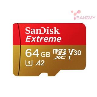 Sandisk Extreme tarjeta MicroSD SDSQXA2-064G-ZN6MA 64G 160M A2 TF tarjeta U3 C10 A2 V30 4K tarjeta de memoria 160MB/s lectura 60MB/s escritura