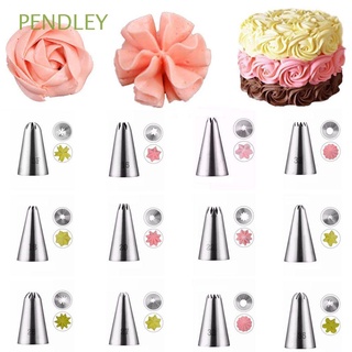 pendley pequeñas puntas de crema de rosas para glaseado/herramienta de postre para decoración de pasteles/decoradores de acero inoxidable/herramienta de pastelería/boquillas de pastel