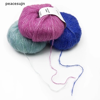 【jn】 Mohair Yarn Crochet Women Scarf Shawl Wool Thread Handmade DIY 0.9mm X 260 .