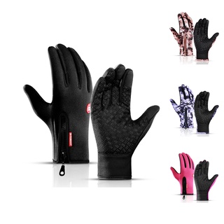 Worthwhile invierno guantes de motocicleta caliente pantalla táctil dedo completo Moto guantes de deporte al aire libre guantes de las mujeres hombre antideslizante Wa