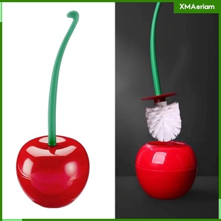 Toilet Brush And Holder Cherry Shape with Soft ,Bathroom Toilet Bowl Set (9)