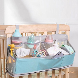 lody baby care essentials - bolsa de almacenamiento para cuna, organizador para colgar ropa, juguetes, pañales, bolsillo