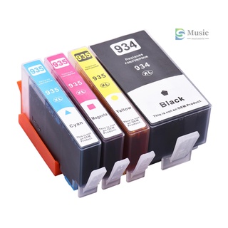 Reemplazo de cartucho de tinta Compatible para 934 935 934XL 935XL de alto rendimiento Compatible con HP Officejet Pro 6230 6830 6835 Officejet 6815 6812 6820 impresora 4-Pack (1 negro, 1 cian, 1 Magenta, 1 amarillo) (1)