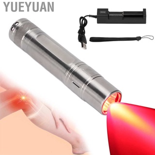 yueyuan lámpara de terapia infrarroja portátil led 630nm 660nm 850nm luz roja profunda dispositivo de la máquina para el alivio del dolor muscular relax