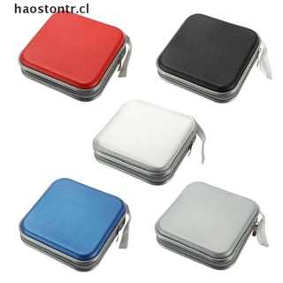 HAOSTON CD Bag Portable 40Pcs Disc CD DVD Wallet Organizer Case Boxes Holder with Zipper .